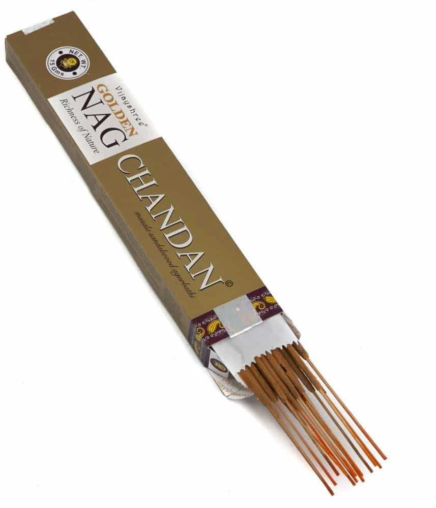 Santalo smilkalų lazdelės Nag Chandan Golden, Vijayshree, 15g