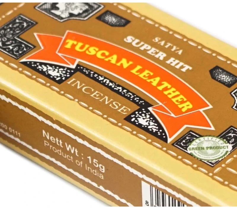 Smilkalų lazdelės Super Hit Tuscan Leather, Satya, 15g