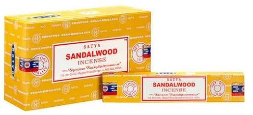 Smilkalų lazdelės Sandalwood, Satya, 15g