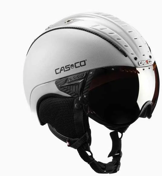 Slidinėjimo šalmas CASCO SP-2 Carbonic Visor Baltas M 55-57