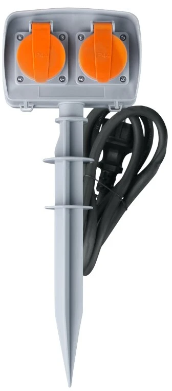 Sodo Elektrinis Stulpas - DPM Słupek Ogrodowy 2G 1,5m 3680W Laikmatis IP44