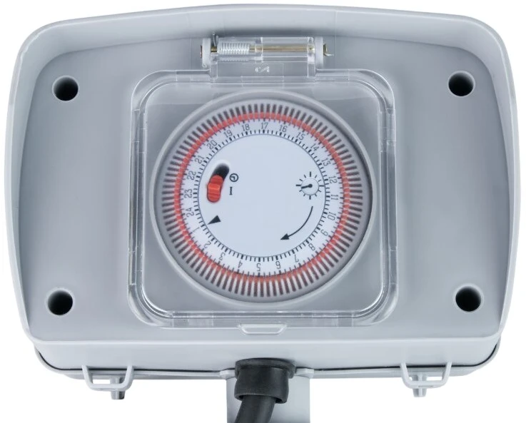 Sodo Elektrinis Stulpas - DPM Słupek Ogrodowy 2G 1,5m 3680W Laikmatis IP44