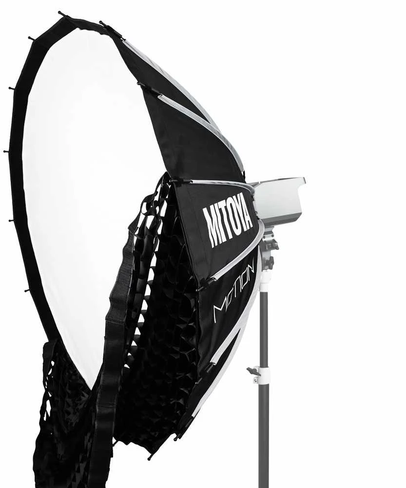 Softbox - MITOYA MOTION 105cm Bowens Adapteris su Difuzoriais ir Tinkleliu