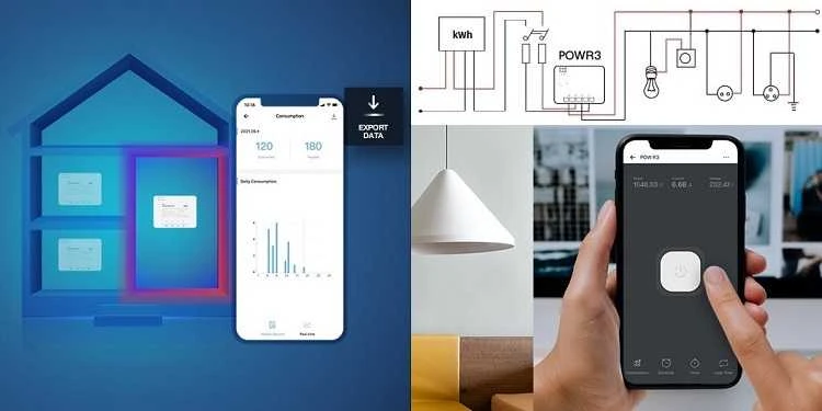 Sonoff Pow R3 1-kanalo išmani relė valdoma WiFi su energijos sunaudojimo matavimo funkcija - 230VAC 5500W