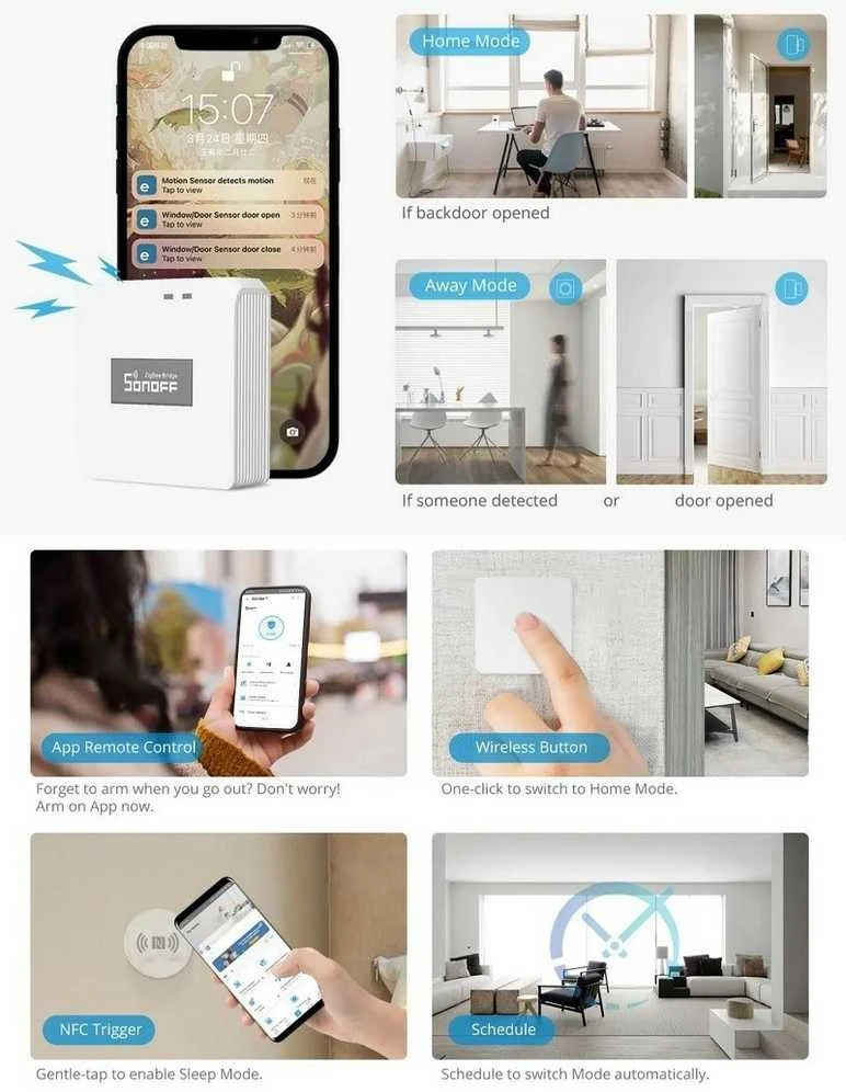 SONOFF ZBBridge-P Zigbee centralė PRO versija