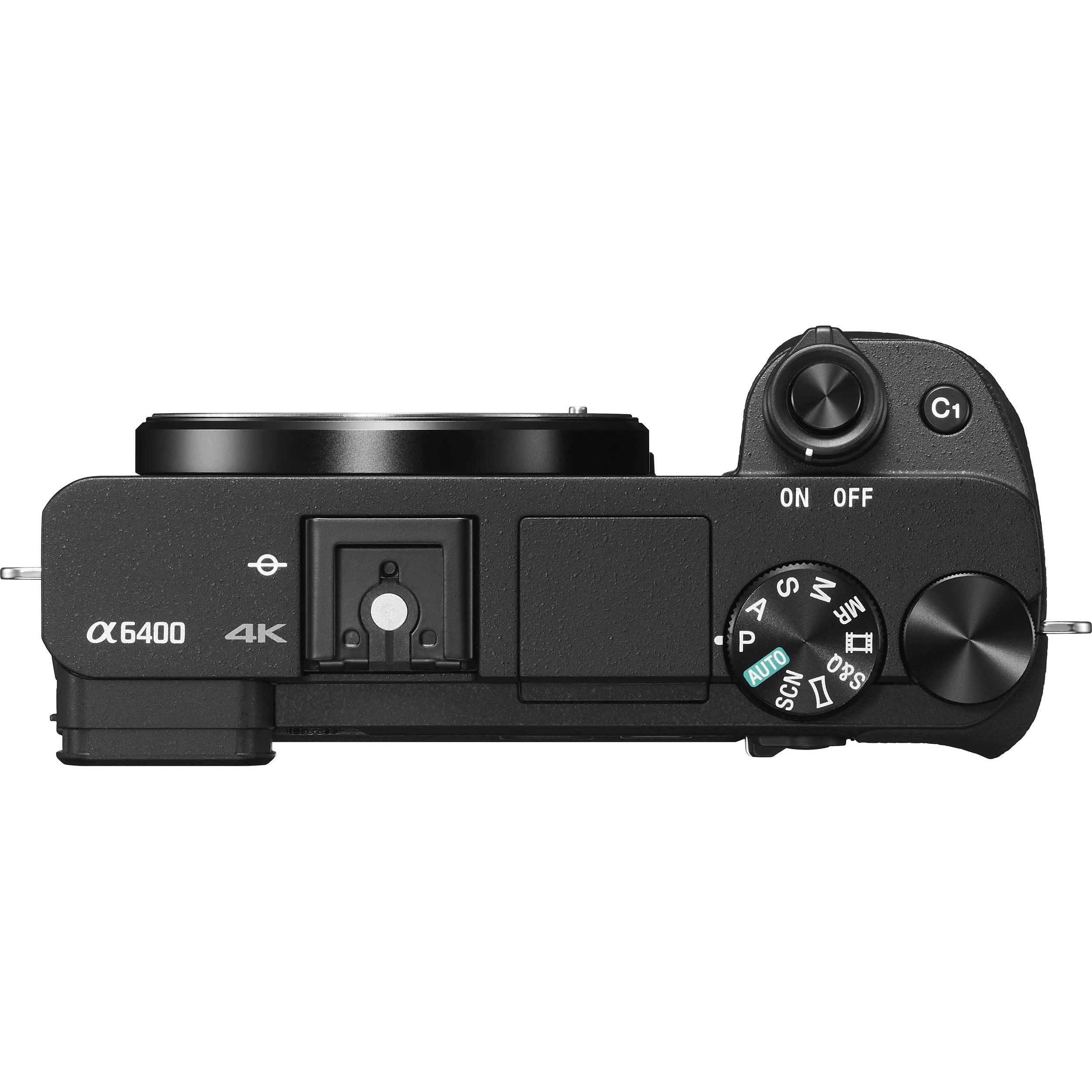Sony A6400 + 16-50mm OSS + 55-210mm OSS (Juodas) | (ILCE-6400Y/B) | (α6400) | (Alfa 6400)