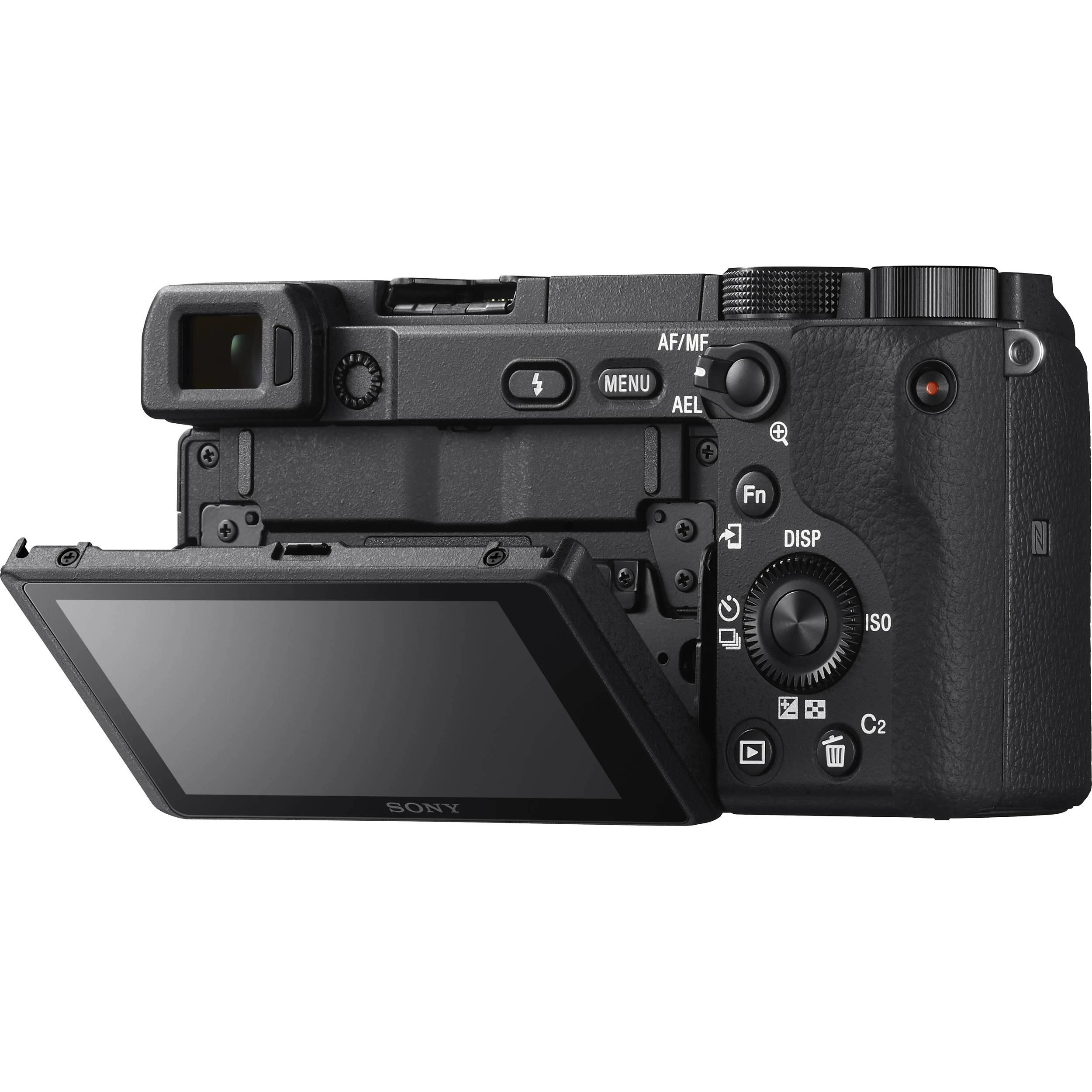 Sony A6400 + 16-50mm OSS + 55-210mm OSS (Juodas) | (ILCE-6400Y/B) | (α6400) | (Alfa 6400)