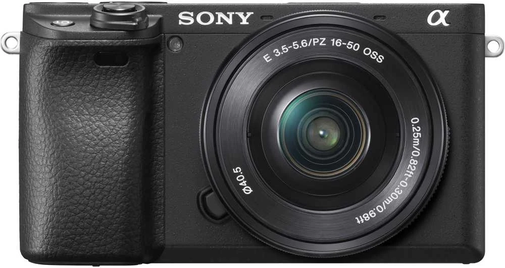 Sony α 6400 + SELP1650 MILC 24,2 MP CMOS 6000 x 4000 pikseliai Juoda