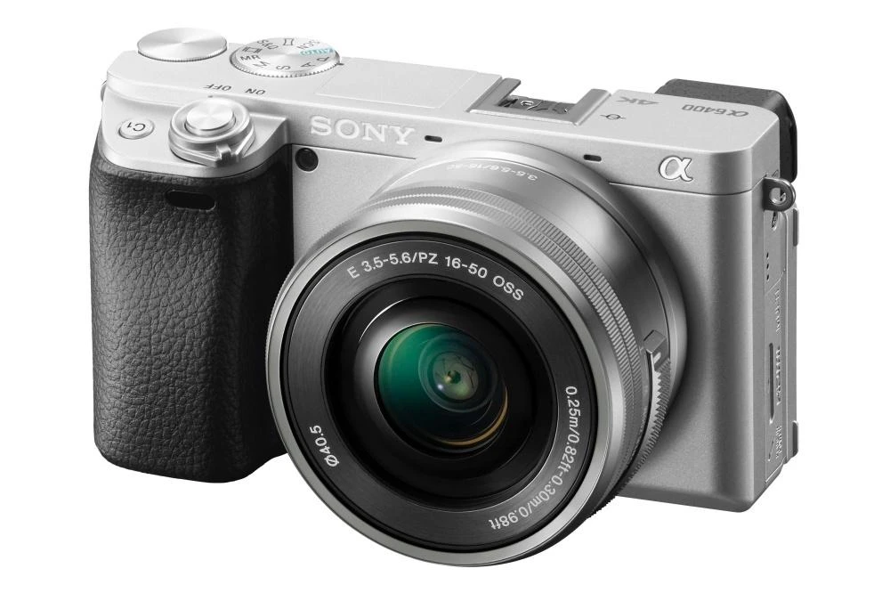 Sony A6400 + 16-50mm OSS (Sidabrinis) | (ILCE-6400L/S) | (α6400) | (Alpha 6400)