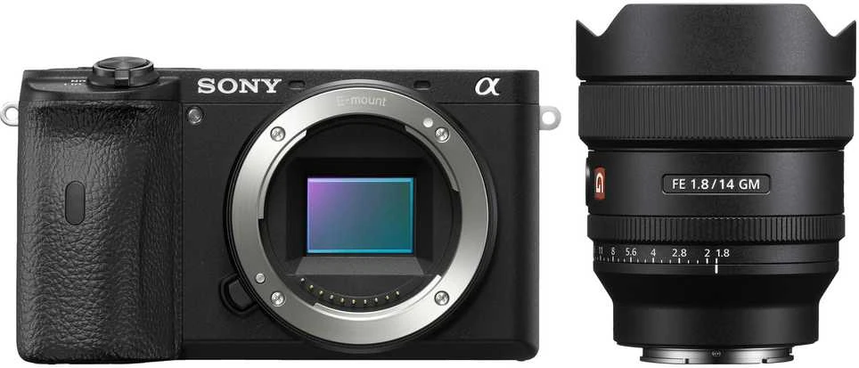 Sony A6600 + 14mm F1.8 GM (Juodas) | (ILCE-6600/B) | (α6600) | (Alpha 6600) (SEL14F18GM)