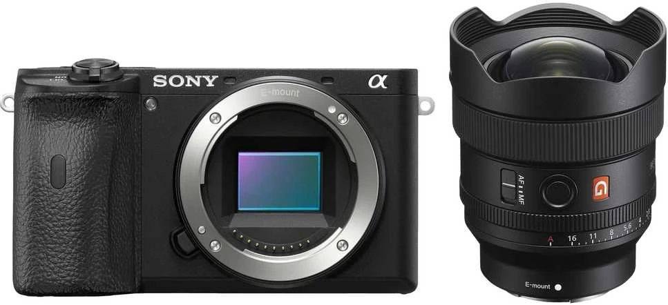 Sony A6600 + 14mm F1.8 GM (Juodas) | (ILCE-6600/B) | (α6600) | (Alpha 6600) (SEL14F18GM)