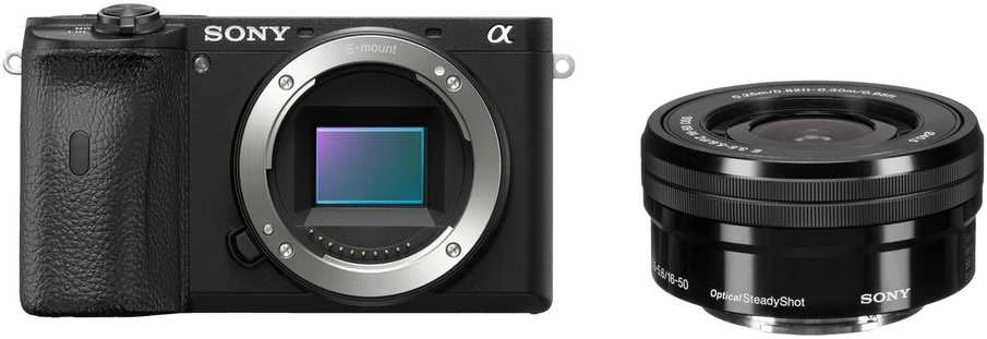 Sony A6600 + 16-50mm (Juodas) | (ILCE-6600/B) | (α6600) | (Alpha 6600) | (SELP1650)
