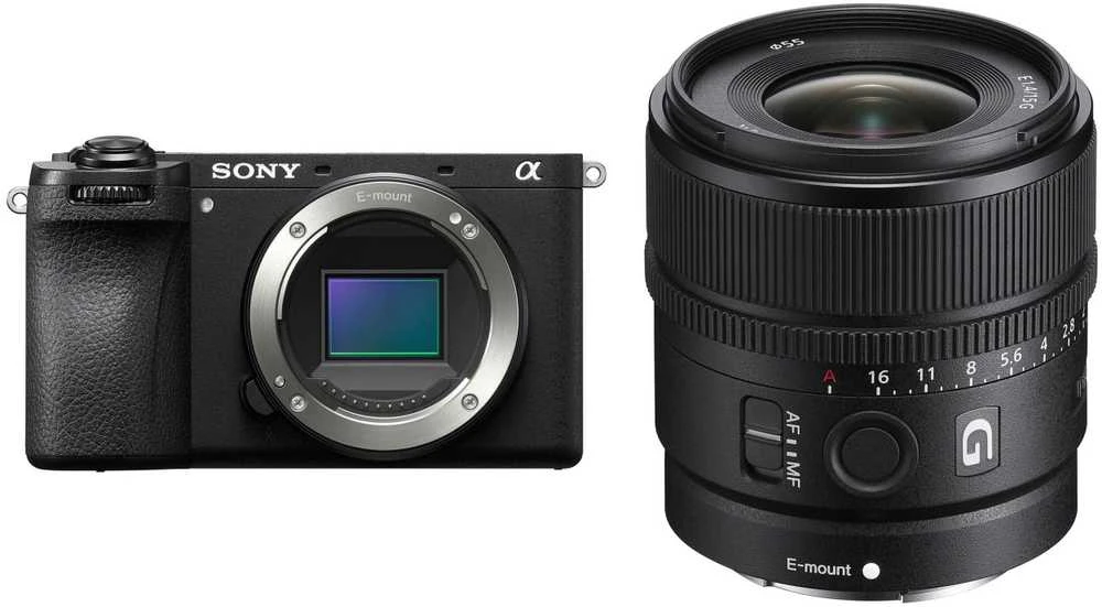 Sony A6700 + 15mm F1.4 (Juodas) | (ILCE-6700B) | (Alpha 6700) | (SEL15F14G)