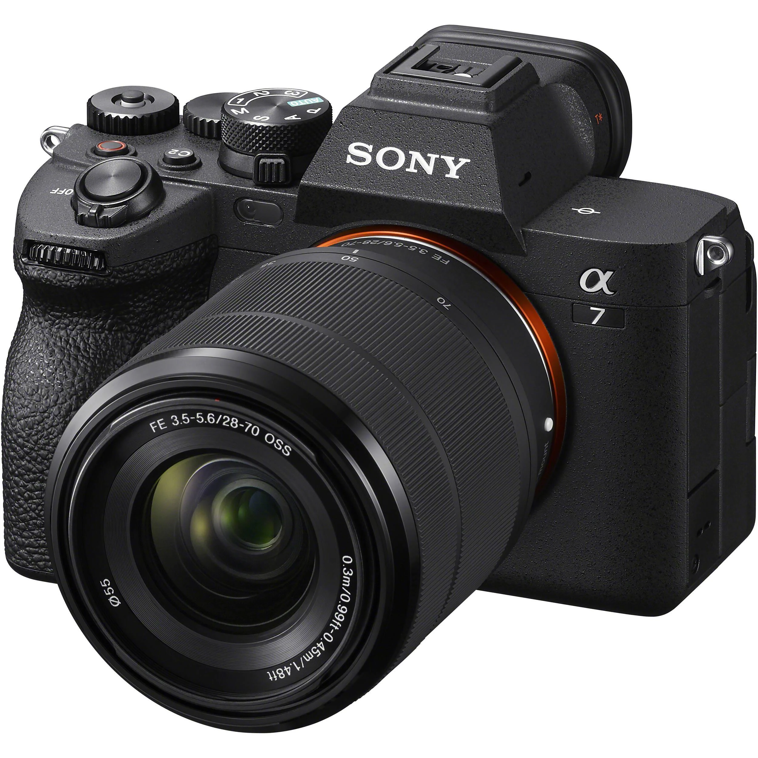 „Sony ILCE-7M4K Alpha A7 IV“ veidrodinis skaitmeninis fotoaparatas su 28–70 mm objektyvu
