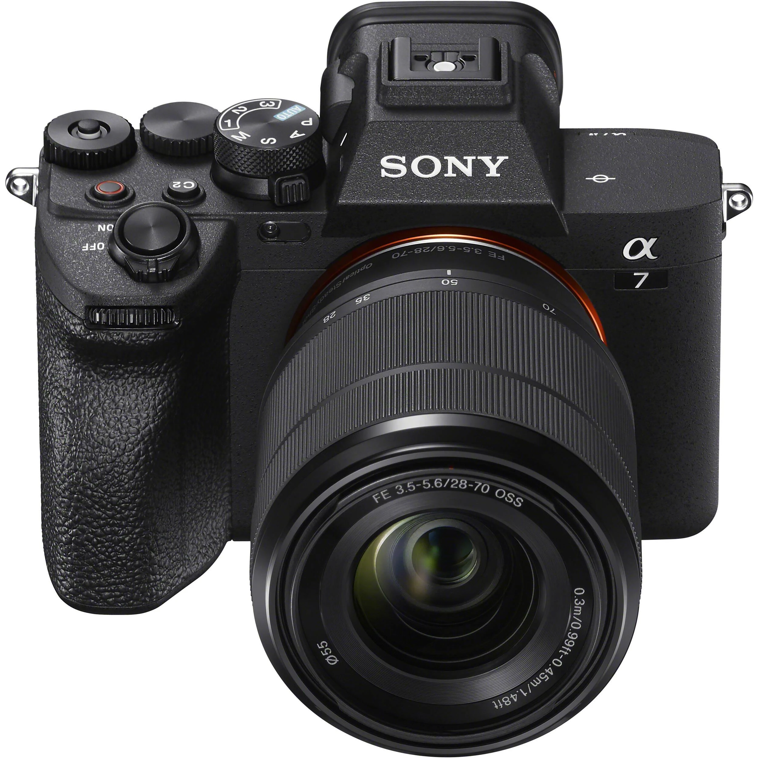 „Sony ILCE-7M4K Alpha A7 IV“ veidrodinis skaitmeninis fotoaparatas su 28–70 mm objektyvu