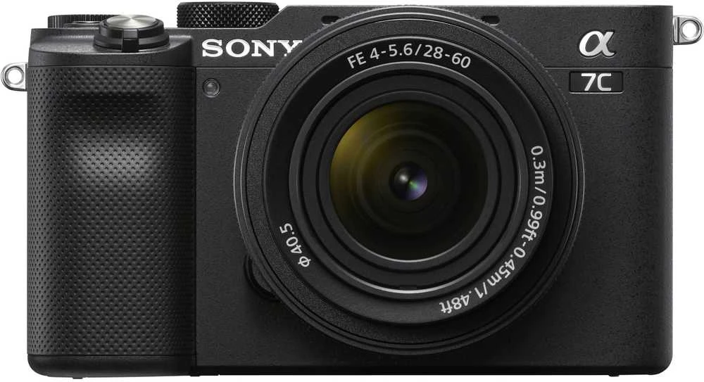 Sony | Viso kadro neveidrodinis fotoaparatas su keičiamais objektyvais ir Sony FE 28-60 mm F4-5.6 priartinimo objektyvu | Alpha A7C | Beveidrodinis fotoaparato korpusas | 24,2 MP | ISO jautrumas (maks.) 102400 | Ekrano įstrižainė 3,0" | Vaizdo įrašymas | „Wi-Fi“ | Greitas hibridinis AF | Didinimas 0,59 k. | Vaizdo ieškiklis | CMOS | Juodas
