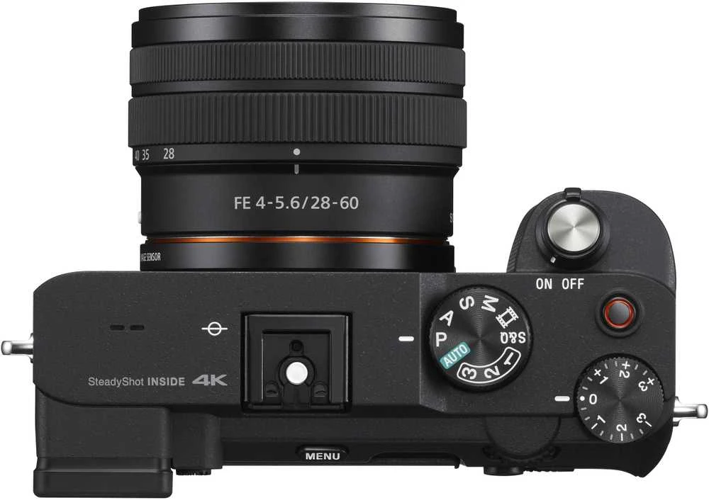 Sony | Viso kadro neveidrodinis fotoaparatas su keičiamais objektyvais ir Sony FE 28-60 mm F4-5.6 priartinimo objektyvu | Alpha A7C | Beveidrodinis fotoaparato korpusas | 24,2 MP | ISO jautrumas (maks.) 102400 | Ekrano įstrižainė 3,0" | Vaizdo įrašymas | „Wi-Fi“ | Greitas hibridinis AF | Didinimas 0,59 k. | Vaizdo ieškiklis | CMOS | Juodas