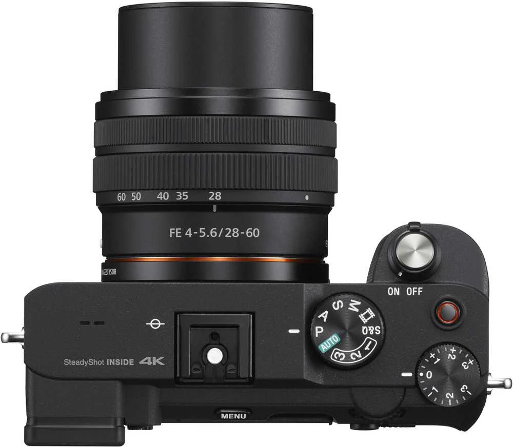Sony | Viso kadro neveidrodinis fotoaparatas su keičiamais objektyvais ir Sony FE 28-60 mm F4-5.6 priartinimo objektyvu | Alpha A7C | Beveidrodinis fotoaparato korpusas | 24,2 MP | ISO jautrumas (maks.) 102400 | Ekrano įstrižainė 3,0" | Vaizdo įrašymas | „Wi-Fi“ | Greitas hibridinis AF | Didinimas 0,59 k. | Vaizdo ieškiklis | CMOS | Juodas