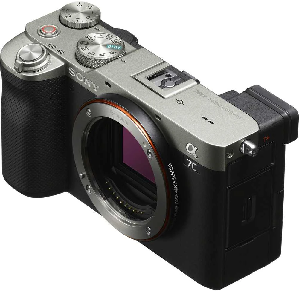 Sony „Alpha A7C“ viso kadro beveidrodinis fotoaparatas su keičiamais objektyvais, korpusas, „Sidabrinas“ | Sony | Viso kadro beveidrodinis fotoaparatas su keičiamais objektyvais | „Alpha A7C“ | Beveidrodinio fotoaparato korpusas | 24,2 MP | ISO jautrumas (maks.) 204800 | Ekrano įstrižainė 3,0 colio | Vaizdo įrašymas | „Wi-Fi“ | Greitas hibridinis AF | Didinimas 0,59 k. | Vaizdo ieškiklis | CMOS | „Sidabrinas“