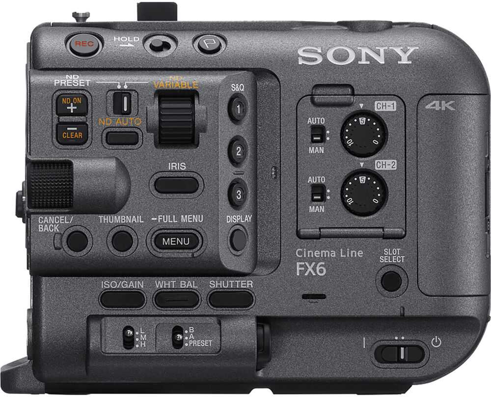 Sony FX6 Body | (ILME-FX6V) | (FX6) | (Alpha FX6)