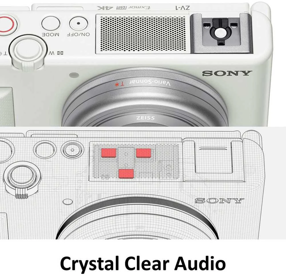 Sony ZV-1 (Baltas)