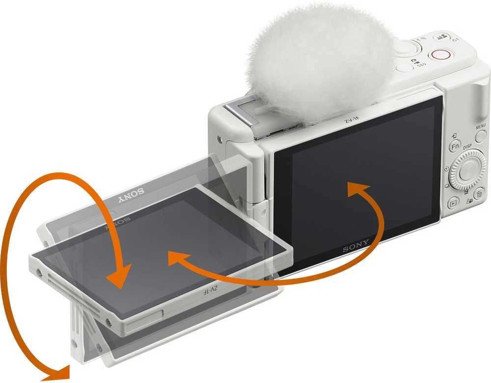 Sony ZV-1F (Baltas)