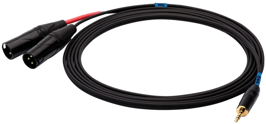 SOUND STATION QUALITY (SSQ) SSQ MIXLR1 SS-1816 Kabelio lizdas Stereo 3,5 mm - 2x XLR 1 m Juodas