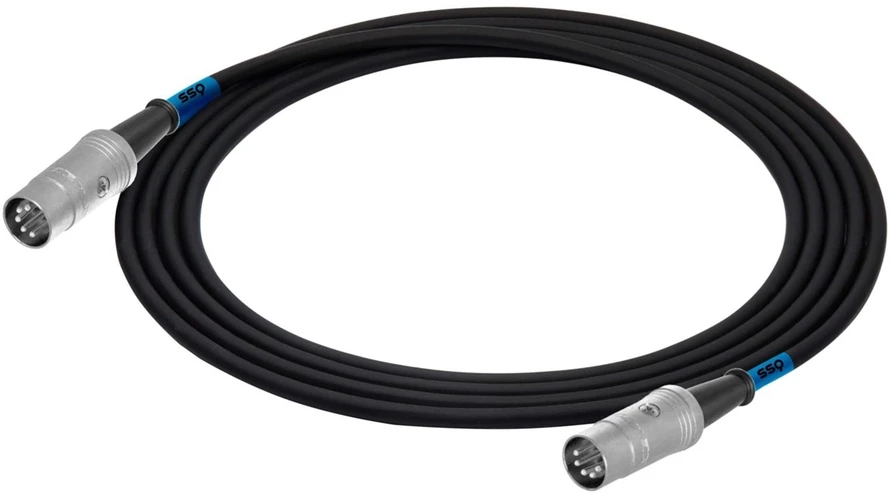SOUND STATION QUALITY (SSQ) SSQ MIDI1 SS-1417 Cable MIDI (5-pin) - MIDI (5-pin) 1 m Juodas