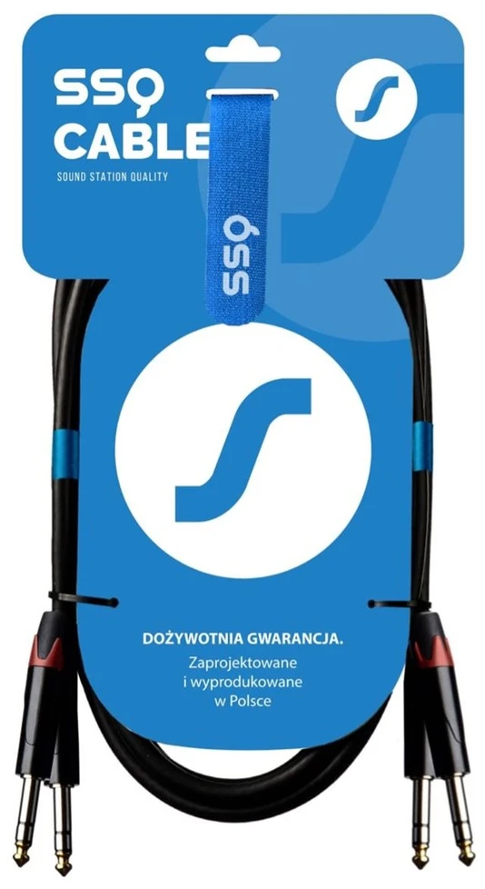 SOUND STATION QUALITY (SSQ) Garso stoties kokybė (ssq) SSQ JSJS1 SS-1456 Kabelis 2x stereo lizdai - 2x stereo lizdai 1 m Juodas