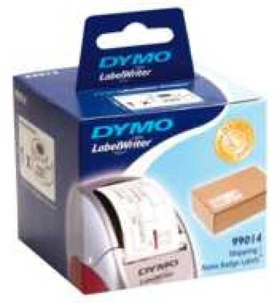 Dymo 99014 (S0722430) Etikečių ritinėlis Juodas on Baltas, 54mm x 101mm, 220 Lipdukų
