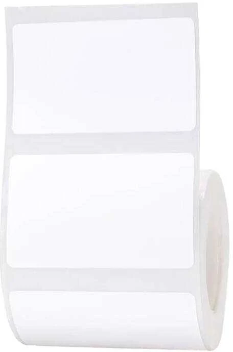 Šiluminės etiketės Niimbot lipdukai 50x30 mm - 225 vnt Baltos spalvos