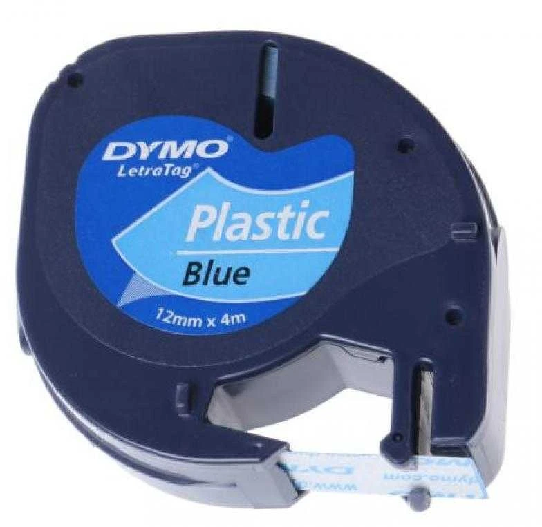 DYMO S0721650 etikečių juostelė Juoda ant mėlynos