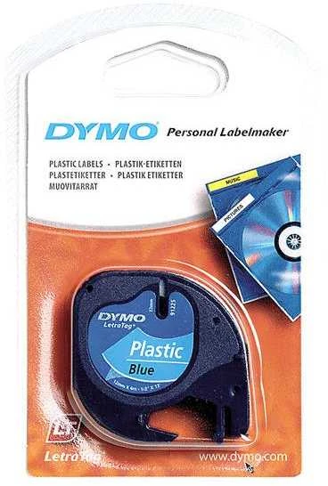 DYMO S0721650 etikečių juostelė Juoda ant mėlynos
