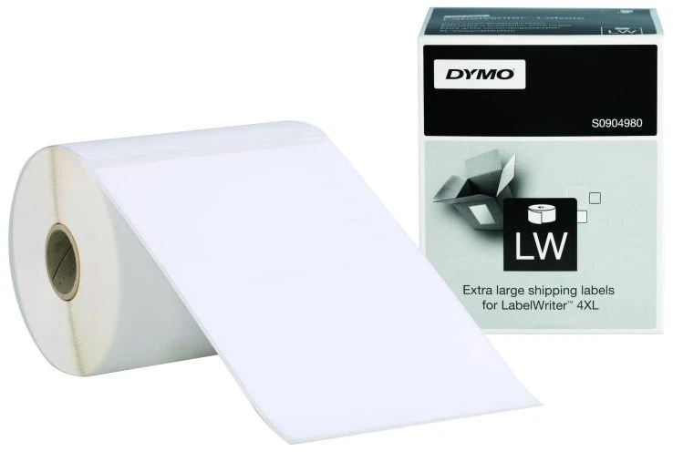 Etiketės DYMO LabelWriter 4XL 104x159 mm, 220vnt. / S0904980