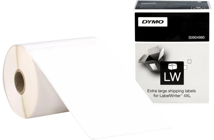 Etiketės DYMO LabelWriter 4XL 104x159 mm, 220vnt. / S0904980