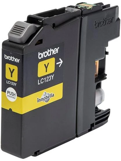 Brother Brolis LC123Y | Rašalo kasetė | Geltona