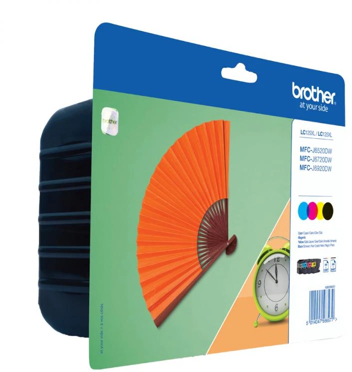 Brother LC-129XL Multipack | Ink Cartridge | Juodas, Cyan, Magenta, Geltona