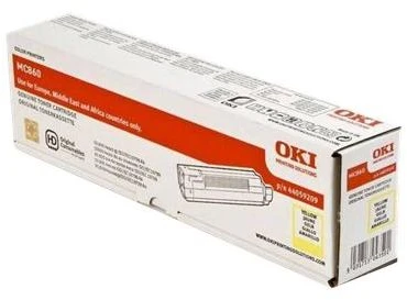 OKI Toneris MC860 geltona 10 000 puslapių