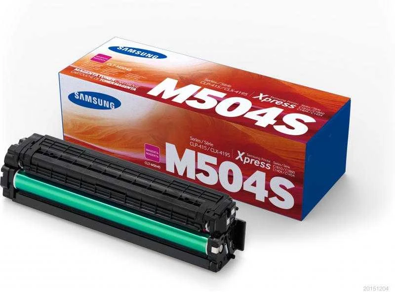 Hewlett Packard (HP) Toneriai HP Samsung CLT-M504S Magenta| 1 800 psl. | CLP-415 CLX-4195