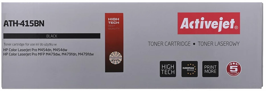 Activejet ATH-415BNX Toneris (replacement HP 415X HP415X W2030X; Supreme; 7500 pages; juodas)