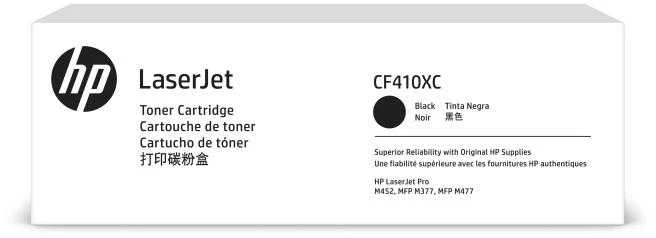 Hewlett Packard (HP) Toneris - HP 410X didelės talpos juodas (CF410XC, 6500 puslapių) juodas