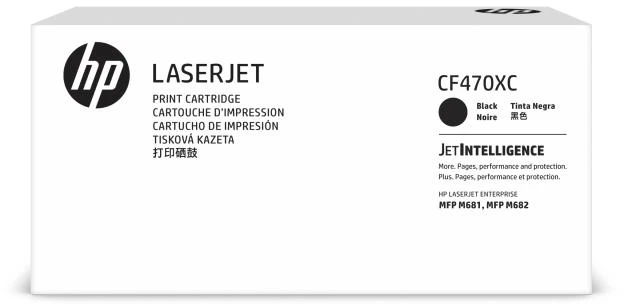 Hewlett Packard (HP) HP contract No.657X (CF470XC), juoda kasetė