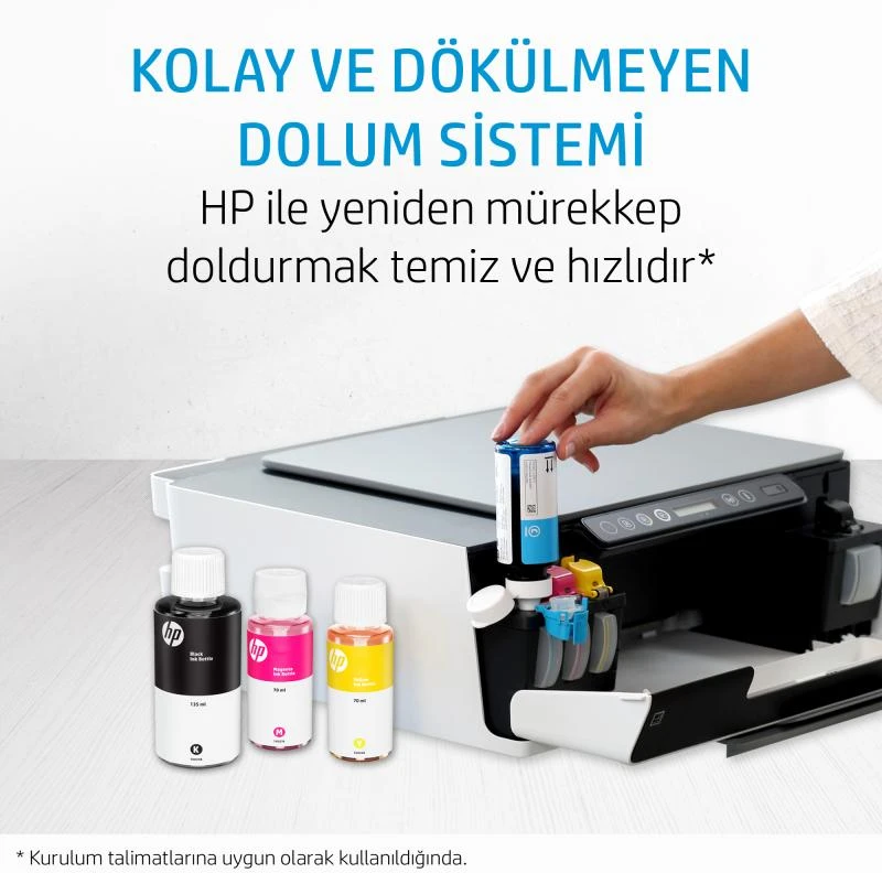 Hewlett Packard (HP) HP GT52 originalus, žalsvai mėlynas rašalo butelis
