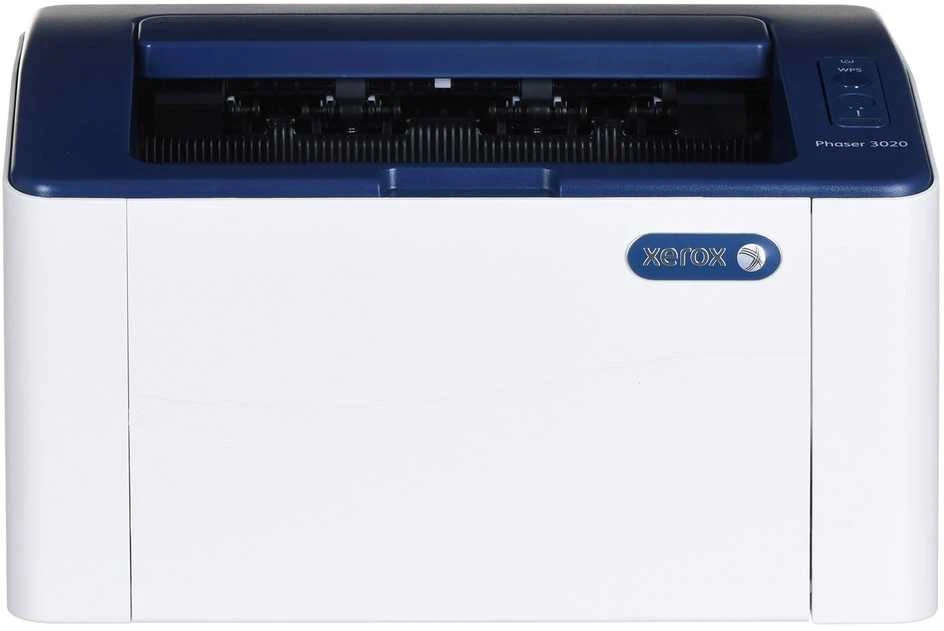 Spausdintuvas „Xerox Phaser 3020BI“, A4, mono lazeris, 20 ppm, 15 000 per mėnesį, 128 Mb, 8,5 sek., 150 lapų, USB 2.0, „WiFi“