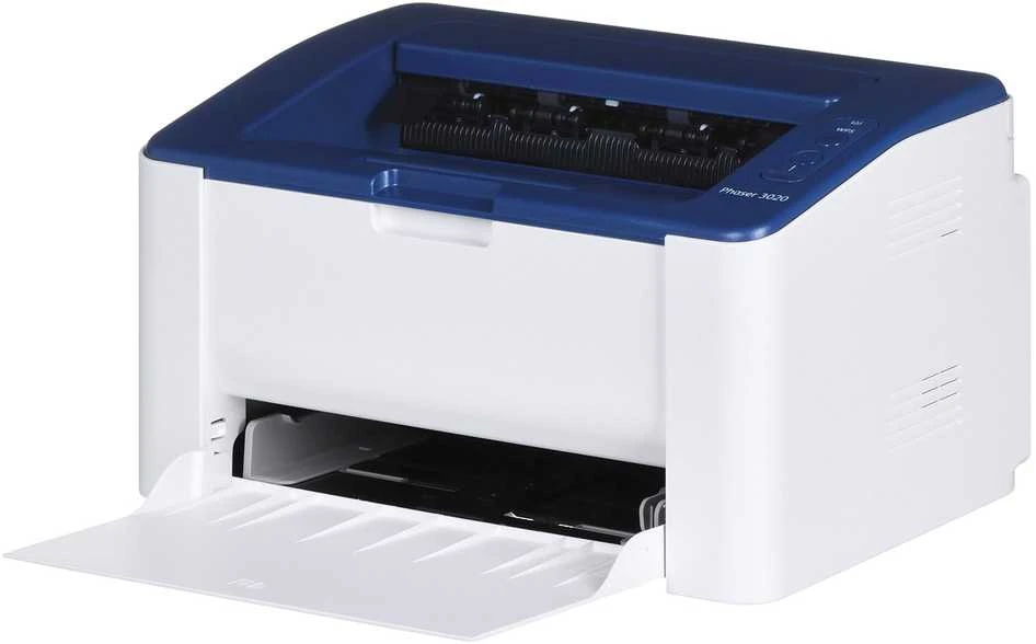 Spausdintuvas „Xerox Phaser 3020BI“, A4, mono lazeris, 20 ppm, 15 000 per mėnesį, 128 Mb, 8,5 sek., 150 lapų, USB 2.0, „WiFi“