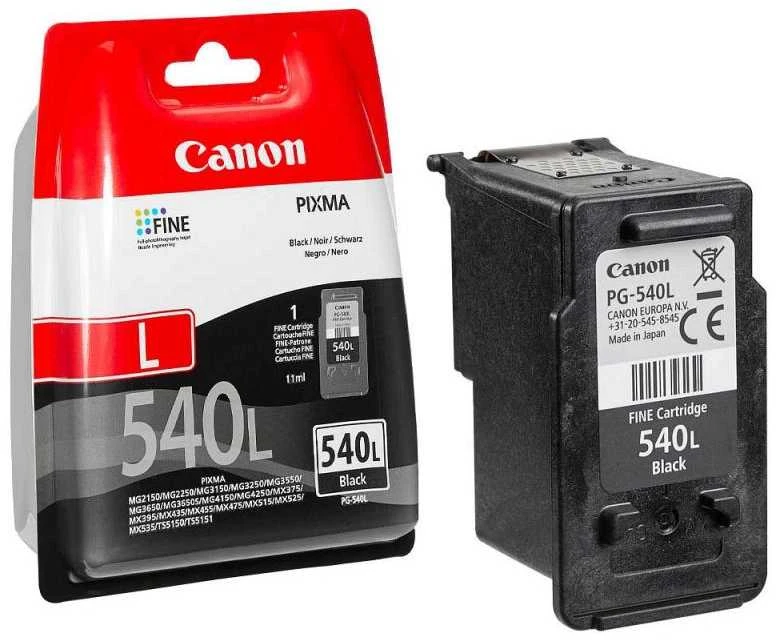 Canon PG-540L kasetė rašaliniams spausdintuvams, tinka PIXMA MX475, MX515, MX395, Juoda (300 psl)