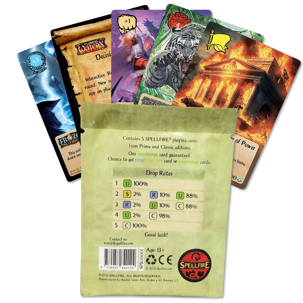 Spellfire Re-master The Magic Retas Papildomas Paketas Kortų Žaidimui