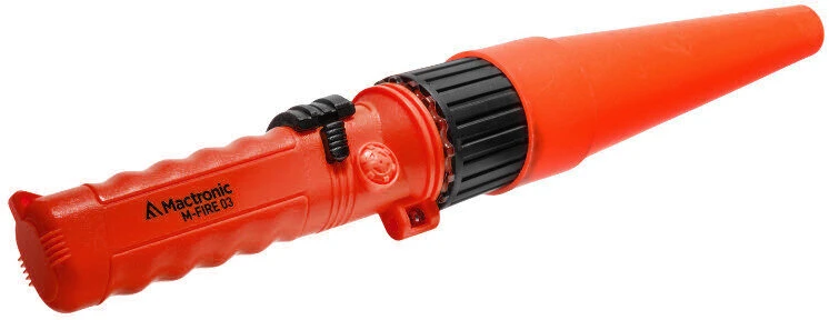Sprogimui Atsparus Žibintuvėlis - MacTronic M-Fire 03 HL 400 lm ATEX Žibintuvėlis IPX7, 150 m, 4 AA Baterijos