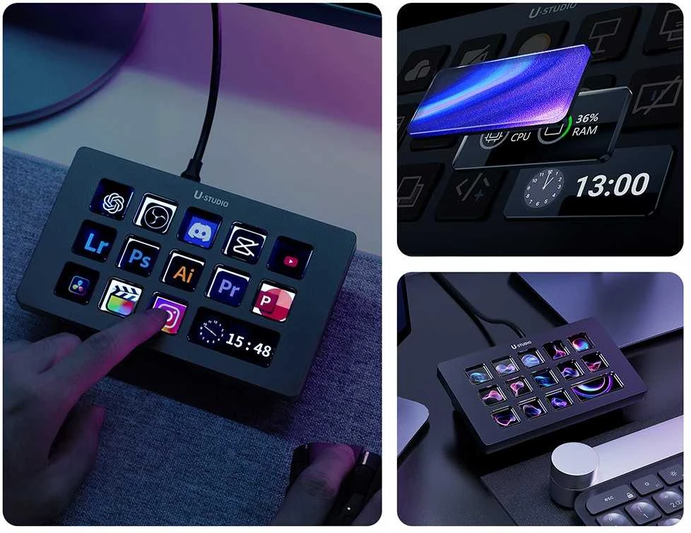 Konsolė Ulanzi Stream Deck D200H