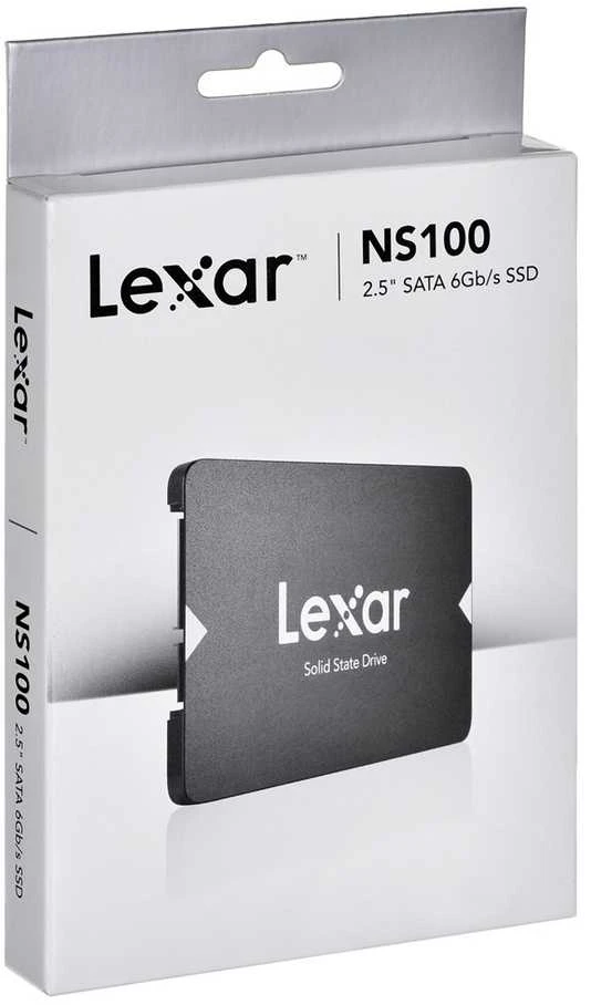 Lexar | NS100 | 256 GB | SSD form factor 2.5" | Solid-state drive sąsaja SATA III | Skaitymo greitis 520 MB/s | Rašymo greitis 510 MB/s